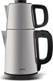 Karaca Tea Break Silver Inox Çelik Su Isıtıcı & Çay Makinesi