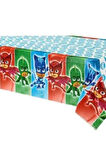 Pj Masks Pj Maskeliler Doğum Günü Partisi Plastik Masa Örtüsü & Pj Maskeliler Temalı Parti Masası
