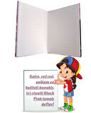  Black Pınk Temalı Black Pınk Kalın Kaliteli Parlak Kapak Çizgili Günlük Defter, Not Defteri