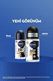 Nivea MEN Erkek Roll-on Deodorant Black&White Invisible Güçlü Etki 50ml, 72 Saat Anti-perspirant, X3 Adet