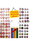  Kuromi Unicorn Barbi Minnie Mouse Boyama Kitabı Stickerlı Arka Kapak Maske 12'li Boya Kalemi Hediye