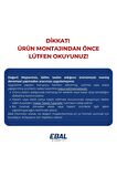 Mercedes E Klasse W124 Krom Ayna Kapağı 2 prç. 1984-1995 P. Çelik