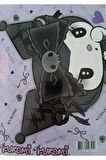  Boyama Kitabı Stickerli Kuromi Boyanacak Sayfa Sayısı 16