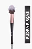 Flormar Pudra Fırçası Allık Fırçası Çok Amaçlı Makyaj Fırçası Konik Uçlu Silindir Powder Brush