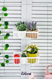 2'li Duş Rafı Düzenleyici Organizer Banyo Rafı Organizer Şampuanlık 