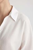 DeFacto Loose Fit Tensel Uzun Kollu Gömlek B0752AX24SPWT32