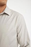 DeFacto Modern Fit Modern Kesim Poplin Düz Pamuk Karışımlı Uzun Kollu Gömlek D3375AX24AUGR297