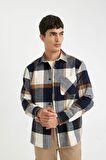 DeFacto Regular Fit Kareli Oduncu Flanel Uzun Kollu Gömlek A5553AX24AUNV64