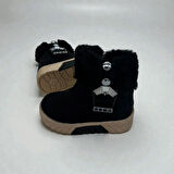 UNISEX ÇOCUK KAYMAZ TABAN TÜY DETAYLI BOT 