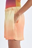 DeFacto Yüksek Bel Kısa Paça Saten Şort C9289AX24SMYL302