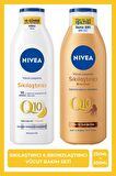 Nivea Q10 Sıkılaştırıcı Vücut Losyonu 250ml Ve Kademeli Bronzlaştırıcı Vücut Losyonu 200ml, Nemlendirici