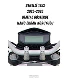 Benelli 125 S 2025-2026 Dijital Gösterge Uyumlu Nano Ekran Koruyucu