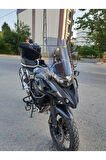 Benelli TRK 502 X Siperlik Ön Cam 2017 2024 Model 54cm Açıkfüme Renkli 4mm UZUN CAM