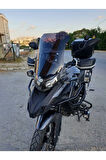 Benelli TRK 502 X Siperlik Ön Cam 2017 2024 Model 54cm Siyah Renkli 4mm UZUN CAM
