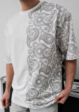LAKOS KUMAŞ LİKRALI OVERSIZE TİŞÖRT - %100 KOMPAKT PENYE T-SHIRT