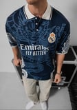 REAL EJDERHA BASKILI YAKALI t-shirt - EJDERHA DRAGON BASKILI YAKALI OVERSIZE TİŞÖRT
