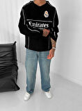 %100 PENYE PAMUK KUMAŞ ŞARDONLU OVERSİZE SWEAT MADRİD REAL