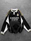 REAL %100 PENYE OVERSİZE YAKALI SWEATSHIRT MADRİD - KALİTELİ SWEAT