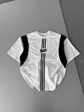 STAND OVERSIZE %100 KOMPAKT PENYE TİŞÖRT - SİYAH BEYAZ T-SHIRT