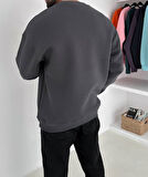 OVERSIZE ŞARDONLU SWEAT - KALİTELİ SWEATSHIRT ŞARDONLU PAMUKLU