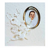 Yapışkanlı Dantelli Fotoğraf Albümü - 22x24cm