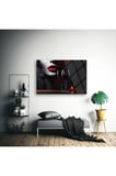 Şarap ve Kadın Modern Cam Tablo , Temperli Cam Duvar Dekoru , Uv Baskılı Cam Tablo , Asılmaya Hazır