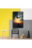 Space/Uzay Yapay Zeka Özel Tasarım Cam Tablo Ofis, Mutfak Çocuk Odası, Salon 62