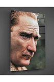 Renkli Atatürk Portresi Cam Tablo