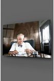 Atatürk Yağlı Boya Cam Tablo