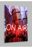 On Air Neon 4mm Lüks Kırılmaz Temperli Yüksek Çözünürlüklü Cam Tablo