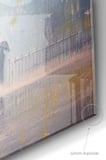 Yağmur Ve Araba Temalı | Sanat Temalı Cam Tablo | 50x70 Cm