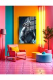 Space/Uzay Yapay Zeka Özel Tasarım Cam Tablo Ofis, Mutfak Çocuk Odası, Salon 70