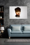 Mustafa Kemal Atatürk - Cam Tablo