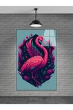 Flamingo Kuşu Cam Tablo Ev Dekorasyon,balkon Dekorasyonu,dekoratif,duvar Tablo,mutfak Tablo