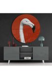 Flamingo Cam Tablo | Hediyelik, Dekoratif, Ofis, Mutfak