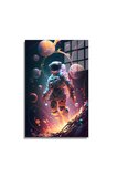 Space/Uzay Yapay Zeka Özel Tasarım Cam Tablo Ofis, Mutfak Çocuk Odası, Salon 129