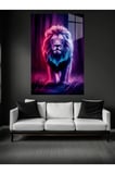 Neon Aslan Cam Tablo Ev Dekorasyon,balkon Dekorasyonu,dekoratif,duvar Tablo,mutfak Tablo