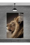Aslan Cam Tablo Ev Dekorasyon,balkon Dekorasyonu,dekoratif,duvar Tablo,mutfak Tablo