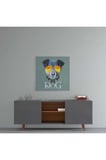 Gözlüklü Köpek Cam Tablo No:2027 | Hediyelik, Dekoratif, Ofis, Mutfak