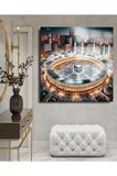 ULTRA YÜKSEK ÇÖZÜNÜRLÜKLÜ HARİKA KABE MANZARASI DİNİ 4MM KIRILMAZ CAM TABLO EV İŞ YERİ OFİS