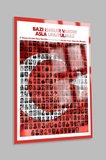 15 TEMBUZ ÖZEL TASARIM ULTRA CANLI RENKLER KIRILMAZ LÜKS CAM TABLO TABLO İŞ YERİ HEDİYESİ