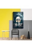 Space/Uzay Yapay Zeka Özel Tasarım Cam Tablo Ofis, Mutfak Çocuk Odası, Salon 40