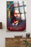 HZ.ALİ PORTESİ KIRILMAZ LÜKS CAM TABLO ULTRA CANLI RENKLER EV, İŞ YERİ, OFİS HEDİYESİ