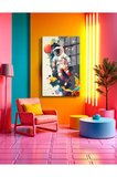 Space/Uzay Yapay Zeka Özel Tasarım Cam Tablo Ofis, Mutfak Çocuk Odası, Salon 91
