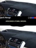 Honda Accord (2002-2007) 3d Torpido Koruma Kılıfı - Ön Göğüs Panel Kaplama - Siyah Şerit