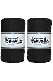 Taranabilir Makrome İpi Tek Büküm 3 mm Taranan Makrome Polyester Pamuk İp 2 x 250 gr