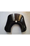 MOTOCAM Piaggio Beverly 500 Siperlik Ön Cam 2001-2007 Model 35cm Siyah Renkli 4mm