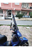 MOTOCAM Piaggio Beverly 250 Siperlik Ön Cam 2005 2007 Model 53cm Açıkfüme Renkli 4mm UZUN CAM