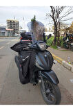 Piaggio Beverlys 400 Siperlik Ön Cam 2021 2024 Model 44cm Açıkfüme Renkli 4mm