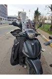 Piaggio Beverlys 400 Siperlik Ön Cam 2021 2024 Model 44cm Şeffaf Renkli 4mm